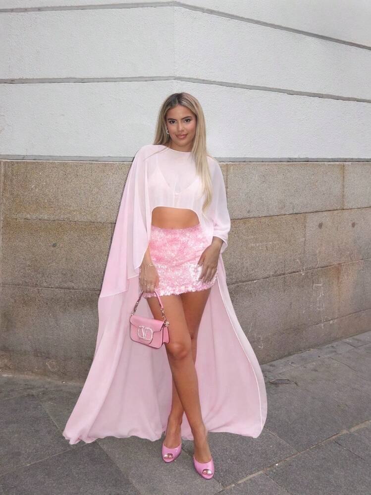 BABY PINK CAPE