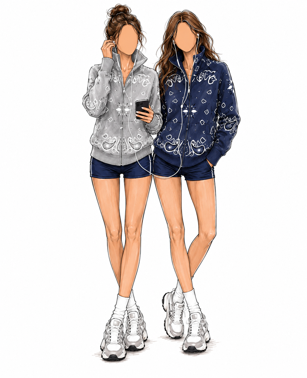 NAVY ZIP ZUP