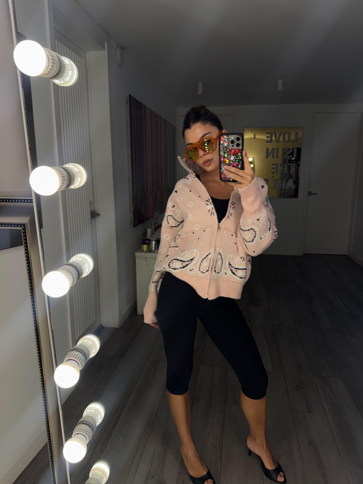 BABY PINK ZIP UP
