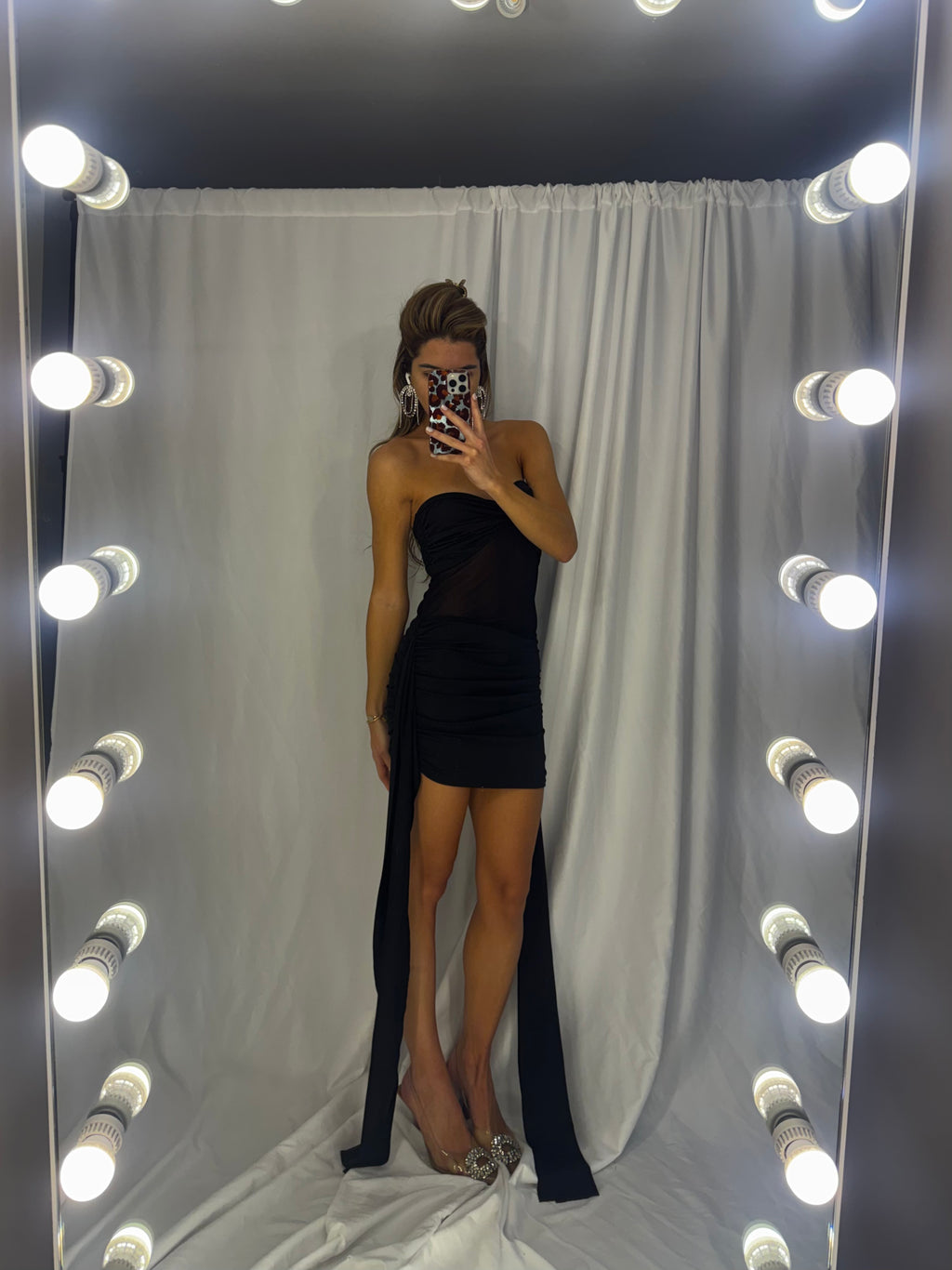 The “ Danii “ Mini Black Dress