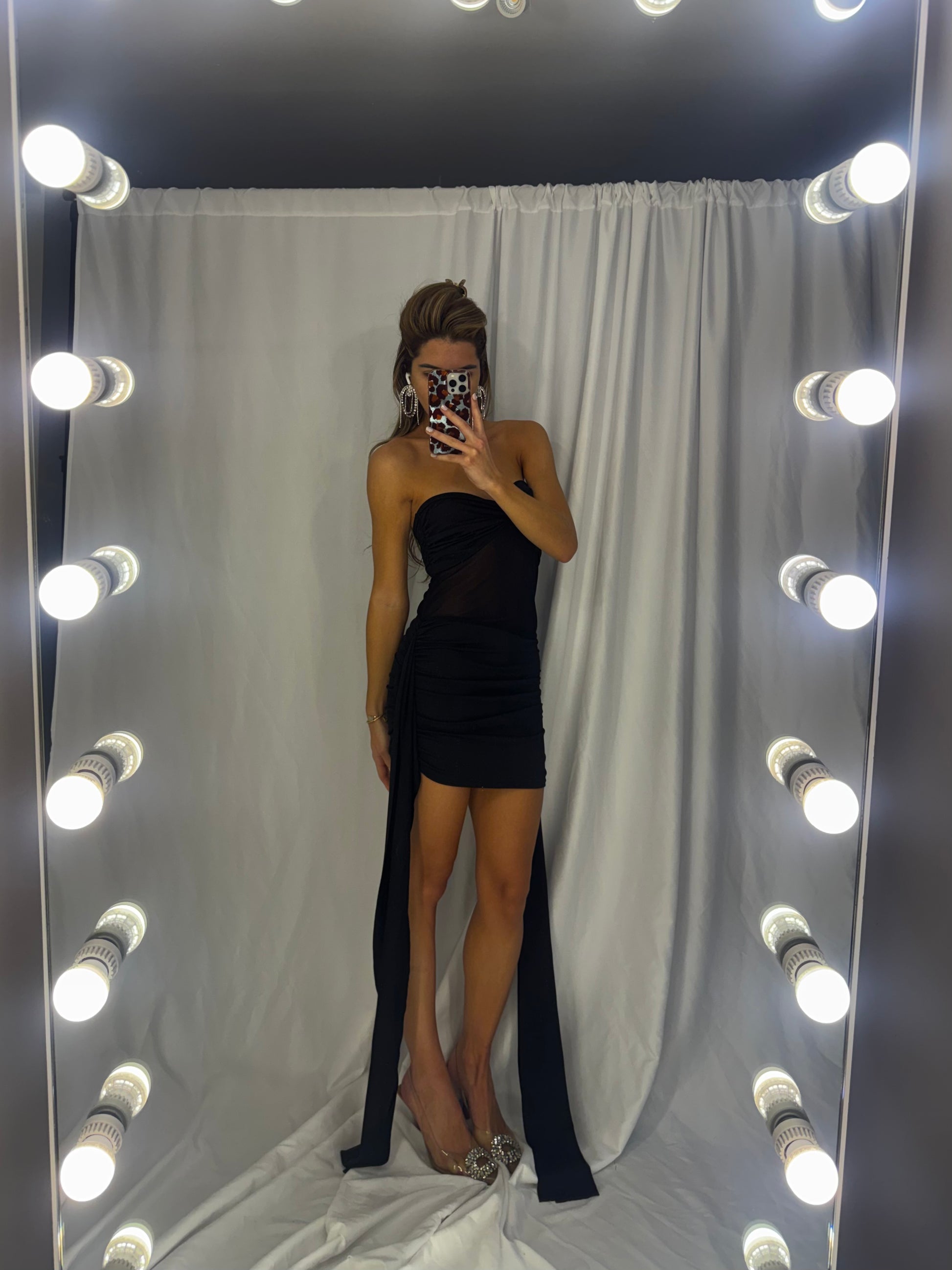 The “ Danii “ Mini Black Dress